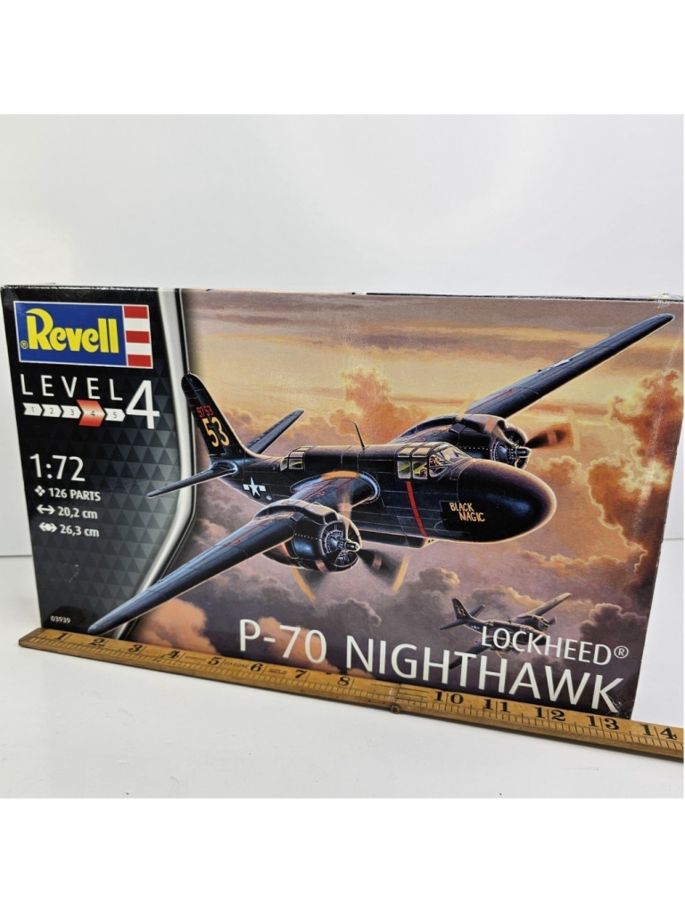 SEALED Revell 03939 Lockheed P-70 Nighthawk 1:72 Model Kit Level 4 126 Parts NEW